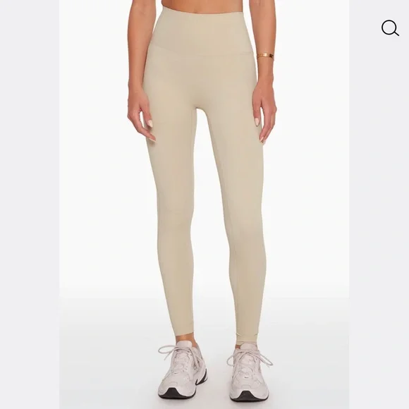 SET Active Pants Jumpsuits Oat Milk Set Active Leggings